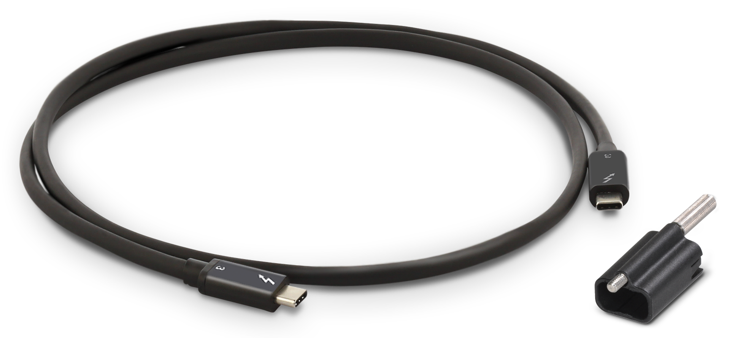 Thunderbolt Cable with ThunderLok 3