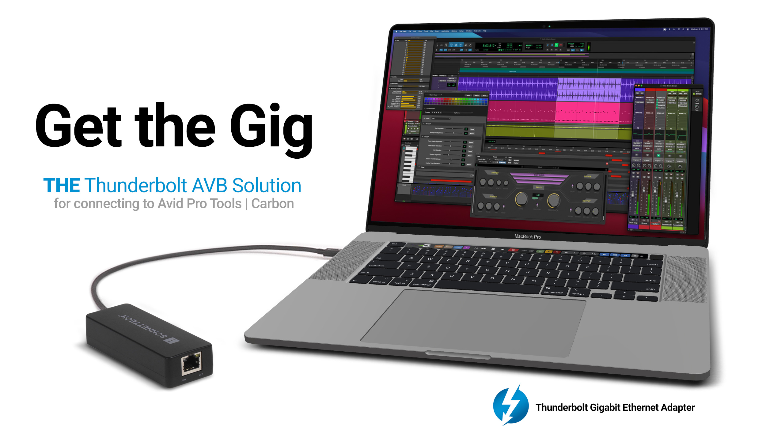 Get the Gig - Thunderbolt AVB Adapter