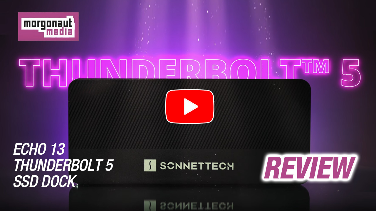 Morgonaut Review - Echo 13 Thunderbolt 5 SSD Dock