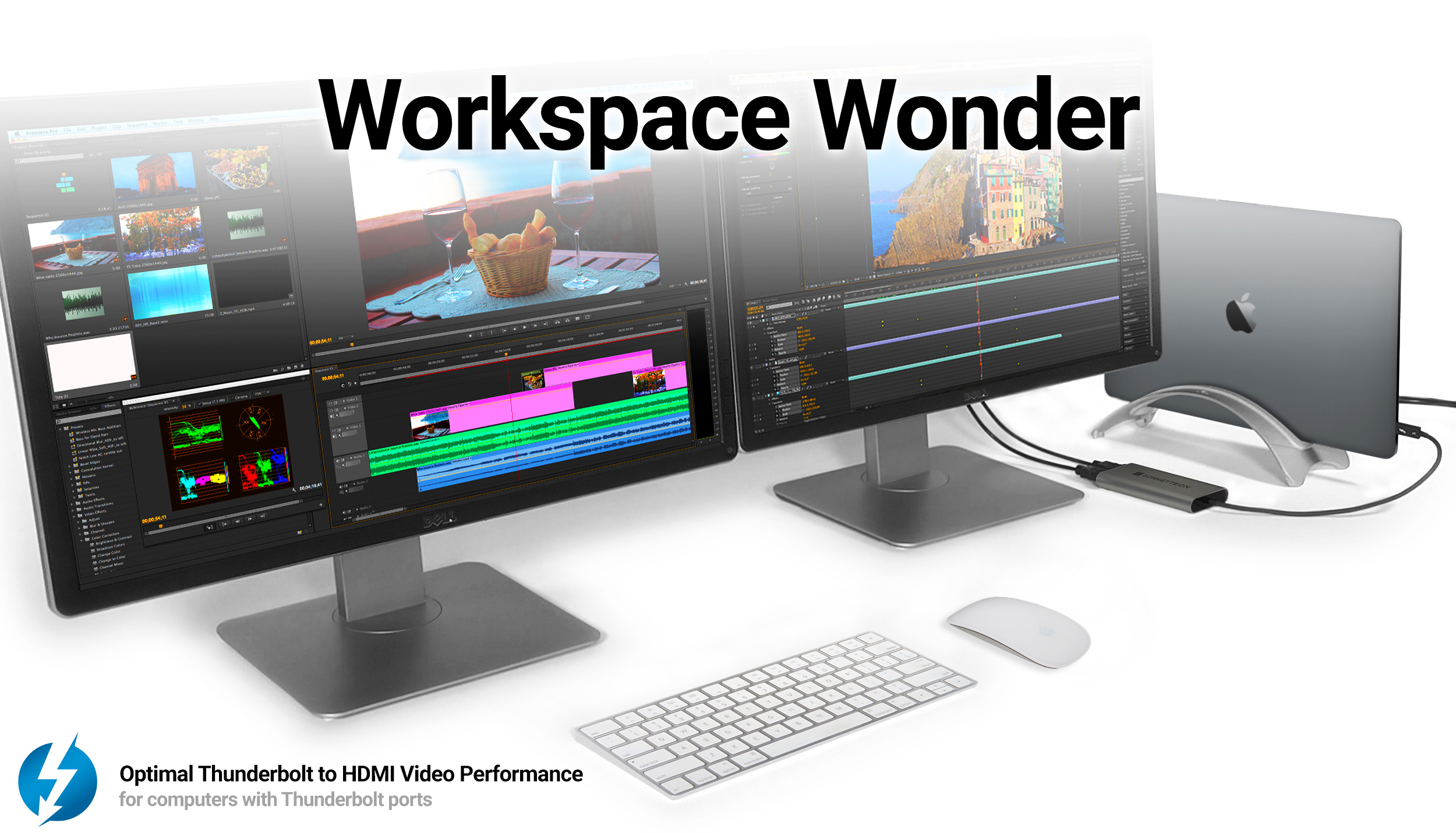 Workspace Wonder - Thunderbolt Dual HDMI Adapter
