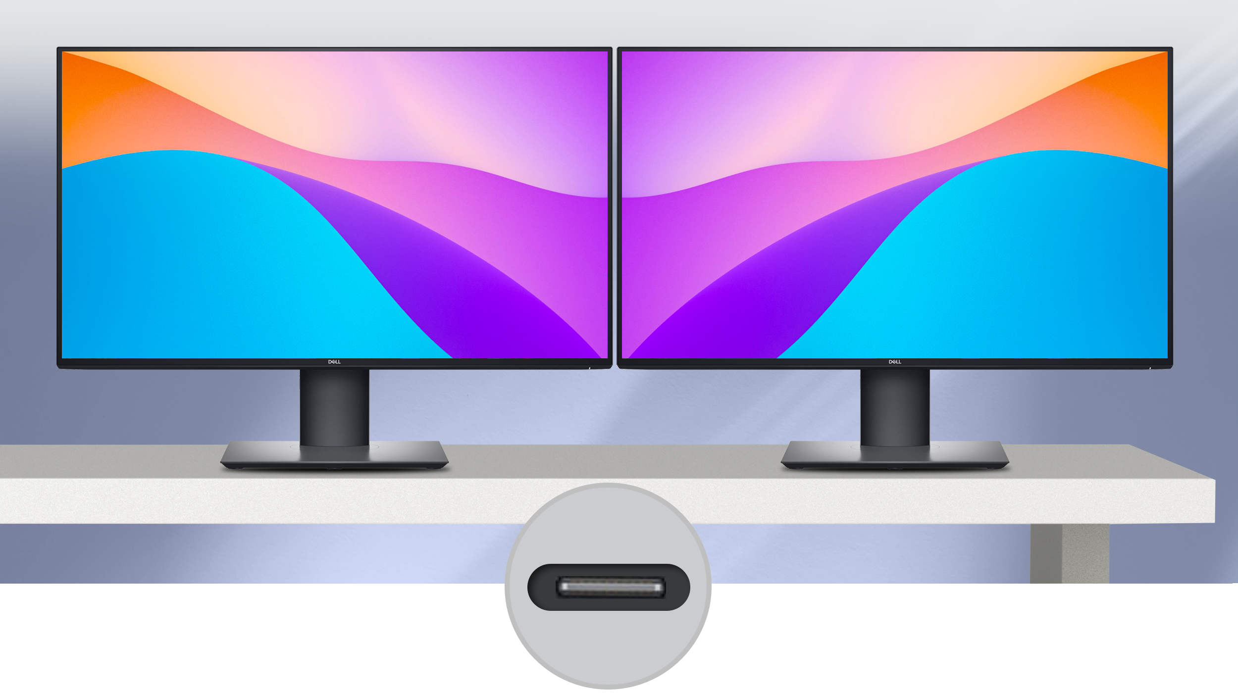 Two 4K HDMI Monitors