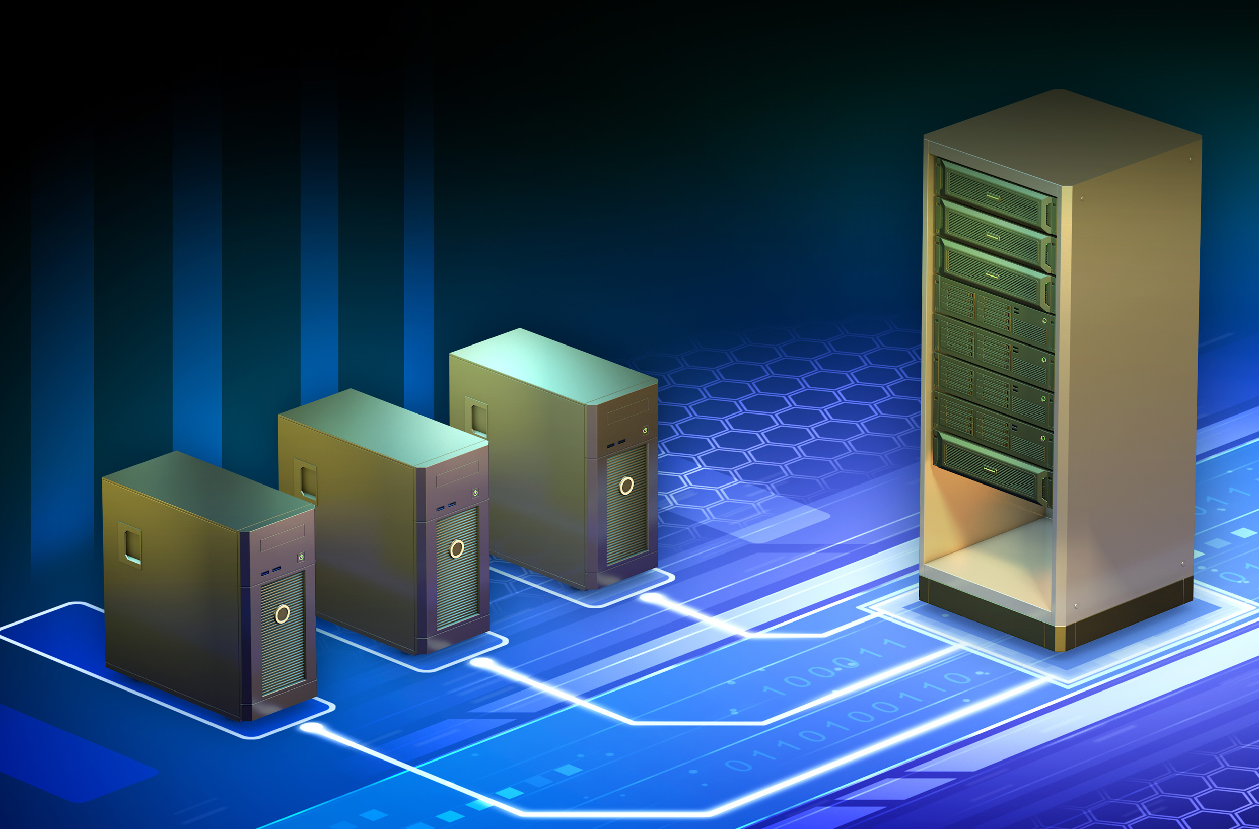 IT Professional Maintaing Server Systems In a Larger Server Room