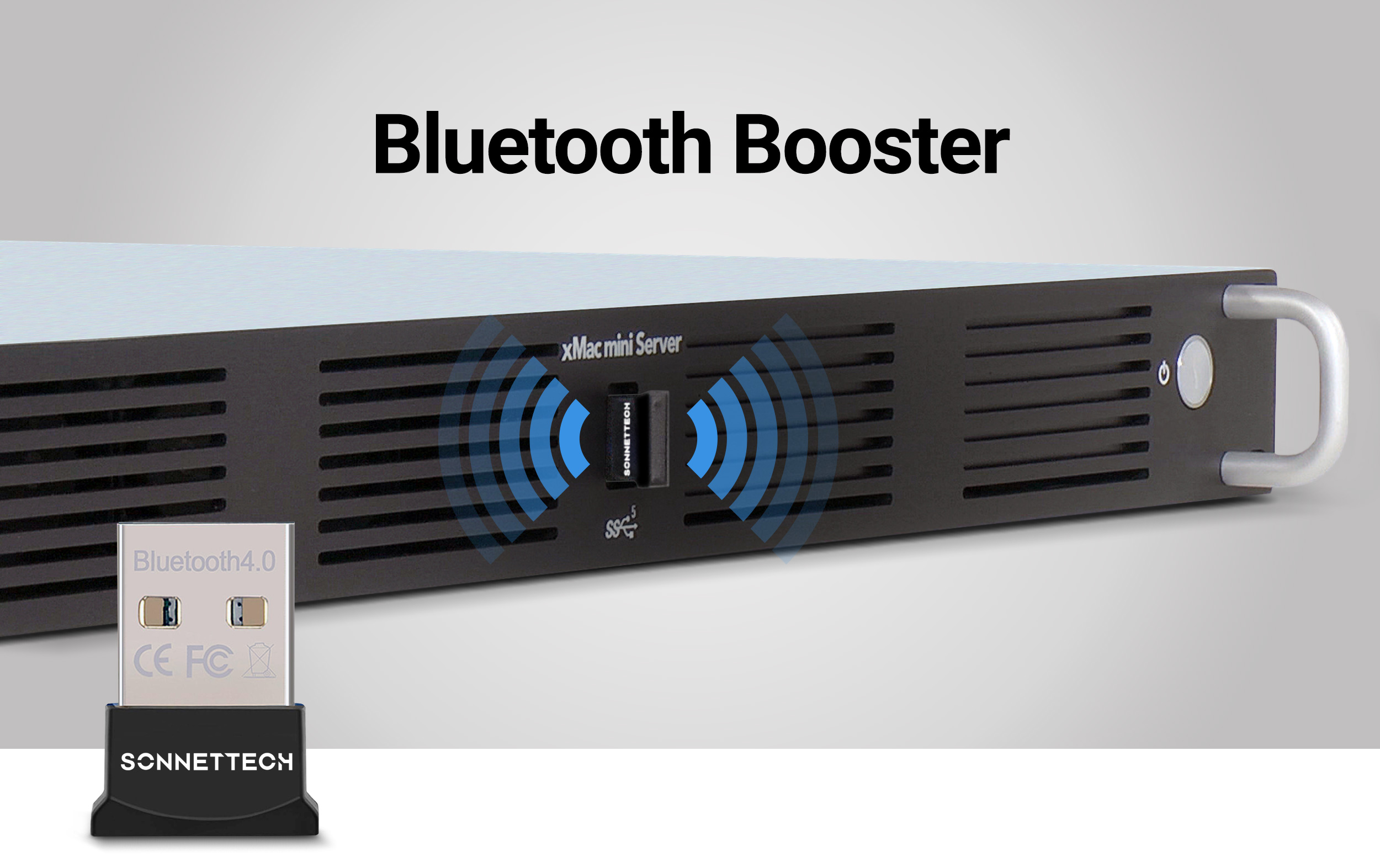 Sonnet Long-Range USB Bluetooth 4.0 Micro Adapter - Bluetooth Booster