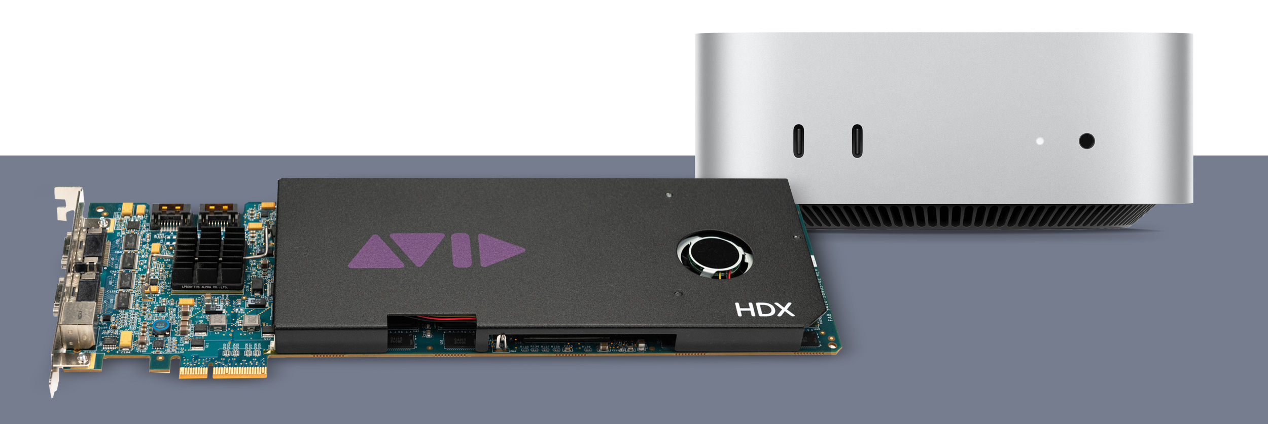 Mac mini with Avid Pro Tools | HDX Card.