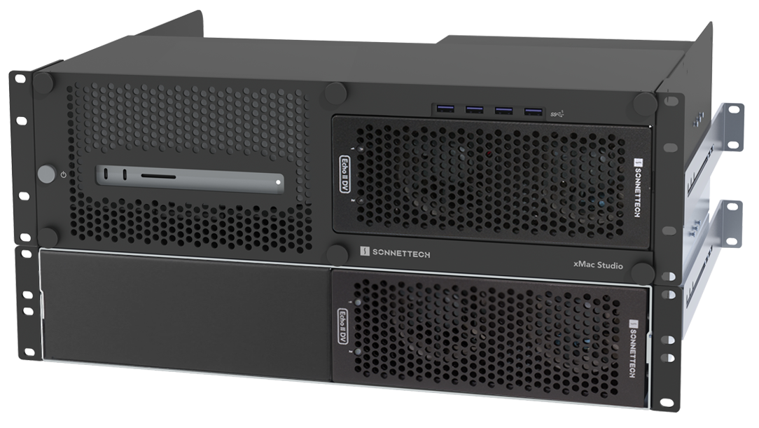 xMac Studio/Echo II DV T5 System with Echo II DV T5 Rackmount enclosure.