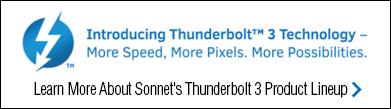 Learn More About Sonnet's Thunderbolt 3 Product Lineup