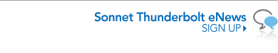Sonnet Thunderbolt eNews Signup