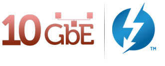 10GbE & Thunderbolt Logos