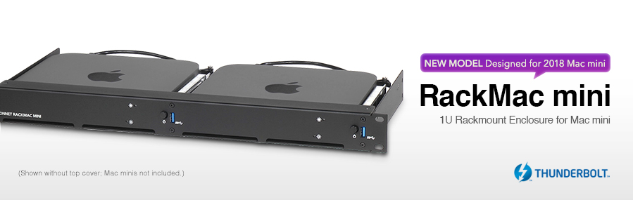 Rackmac Mini 1u Rack Enclosure For Mac Mini Sonnet