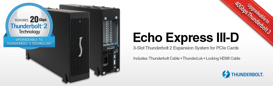 Sonnet - Echo Express III-D Thunderbolt 2 PCIe 拡張筐体