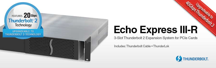 Sonnet Echo Express Ⅲ-R Thunderbolt2仕様｜その他
