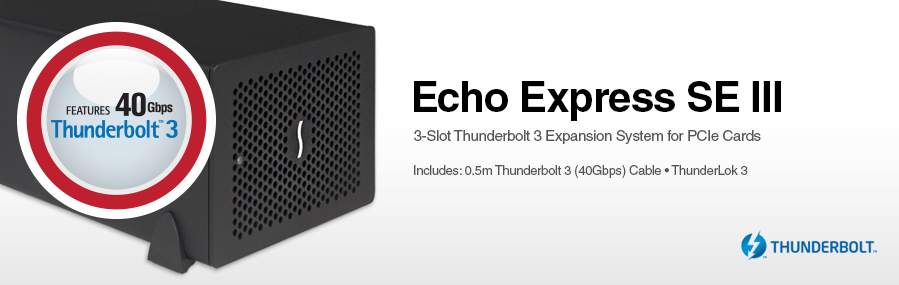 Echo Express SE III Thunderbolt 3 PCIe Card Expansion System | Sonnet