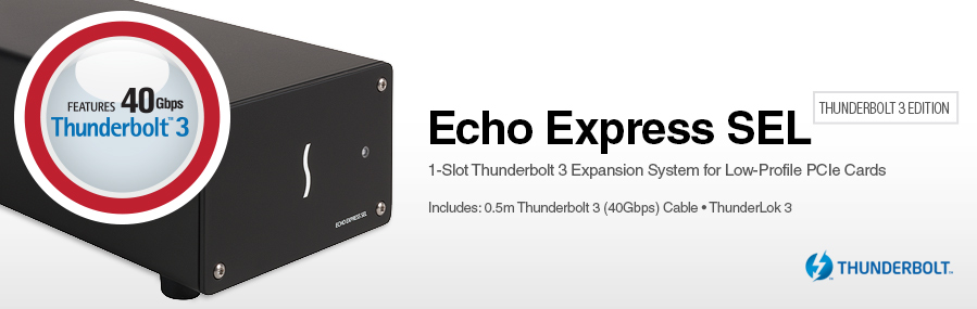 Echo Express SEL - Thunderbolt 3 Edition: Thunderbolt 3 Expansion System for PCIe Cards