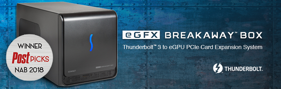 eGFX Breakaway Box for AMD and NVIDIA GPUs | Sonnet
