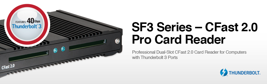 SF3 Series - CFast 2.0 Pro Card Reader