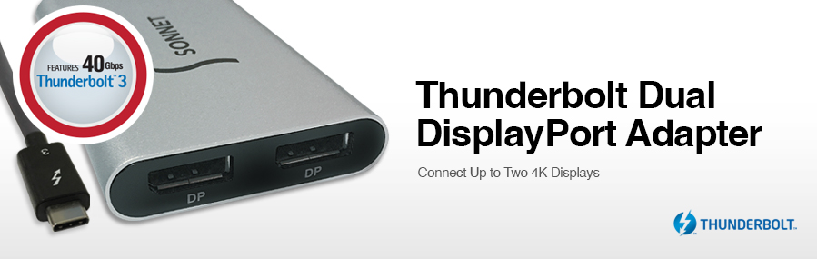 Thunderbolt Dual DisplayPort Adapter 