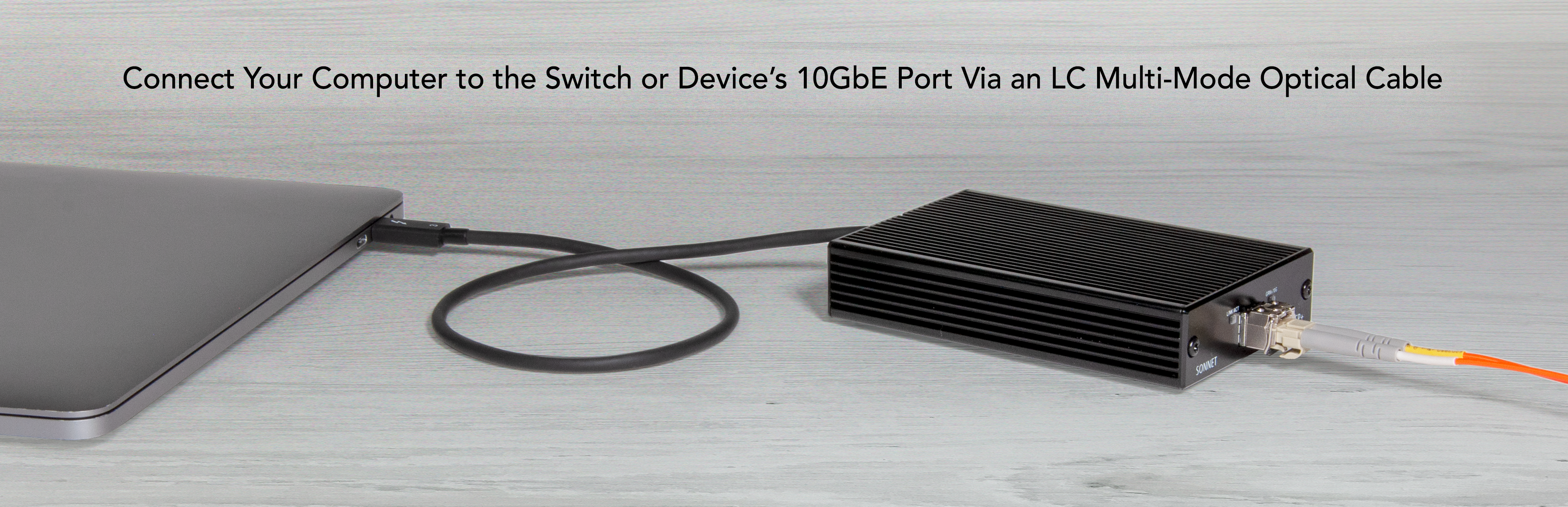 Computers with Solo10G SFP+ Thunderbolt 3 Adapter