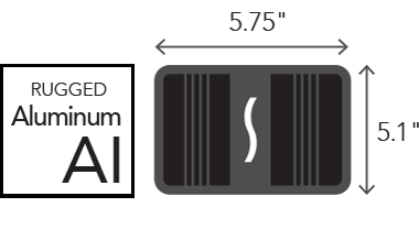 Rugged Aluminum and Dimensions Icons