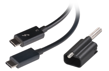 Thunderbolt 3 Cable and ThunderLok 3