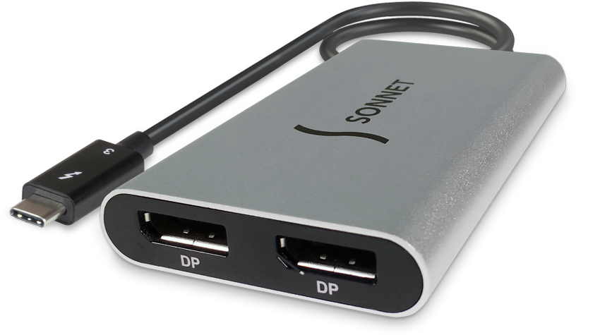 thunderbolt dual monitor adapter