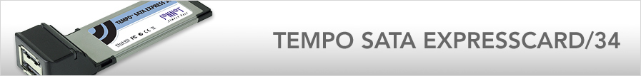 Tempo SATA ExpressCard/34