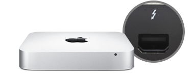 Mac mini with Thunderbolt Technology