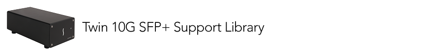 Twin10G SFP+ Thunderbolt 2 Edition